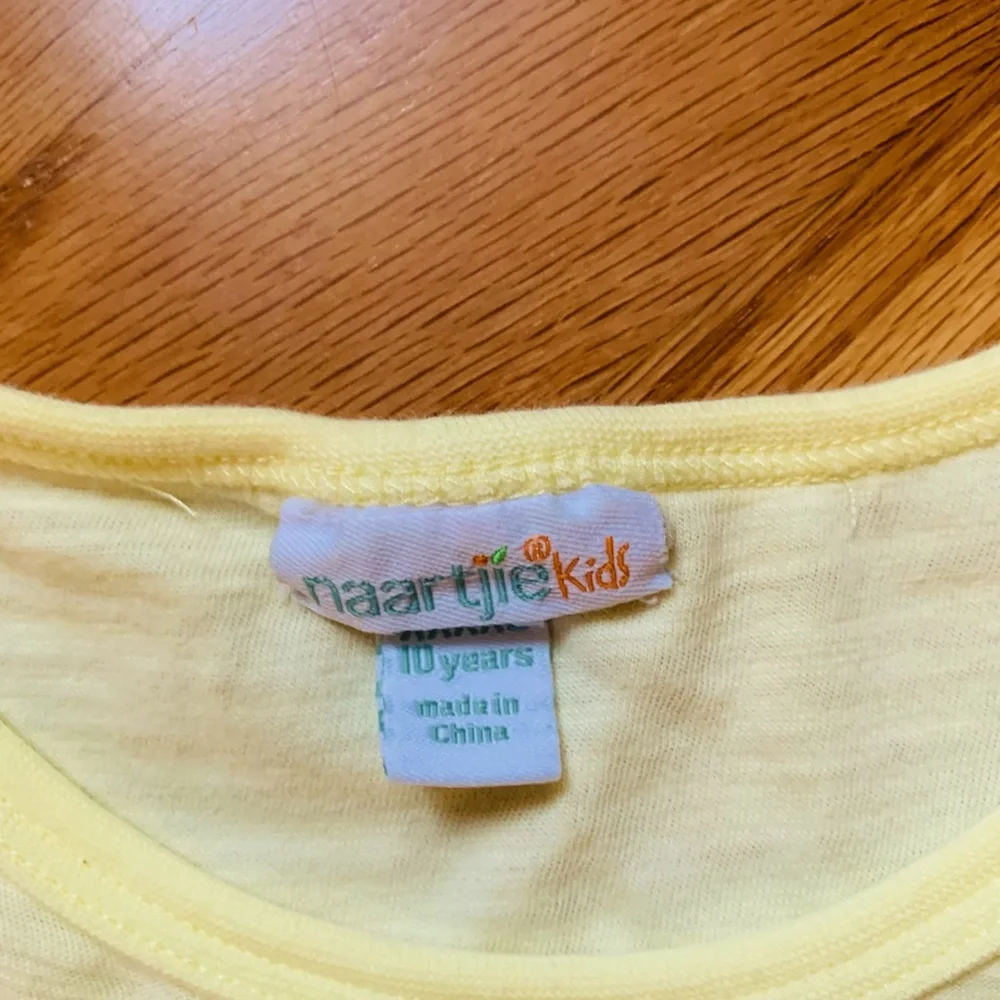 Naartjie NWOT XXXXL size 10 - girls - dress +leggings - yellow and light green